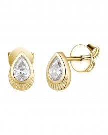 PEAR SHAPE DIAMOND STUDS (TE1975)