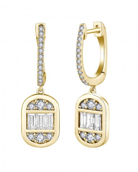 BAGUETTE DIAMOND DANGLING (TE1984)