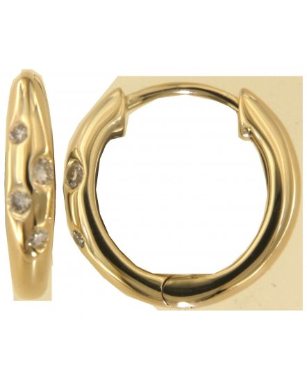 BEZEL DIAMOND HUGGIES (TE2007)