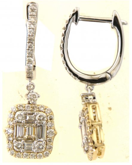 BAGUETTE DIAMOND DANGLING (TE2041)