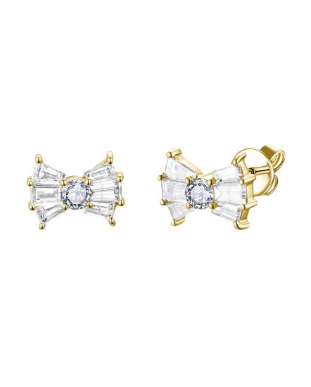BAGUETTE DIAMOND STUDS (TE2092)