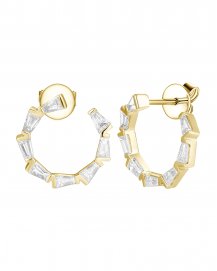 BAGUETTE DIAMOND STUDS (TE2094)