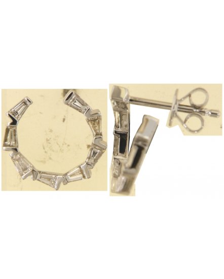 BAGUETTE DIAMOND STUDS (TE2094)