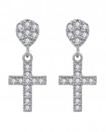CROSS DIAMOND DANGLING (TE2105)