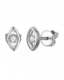 MARQUISE STYLE SOLITAIRE DIAMOND STUDS (TE2107)