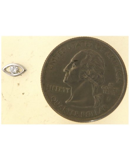 MARQUISE STYLE SOLITAIRE DIAMOND STUDS (TE2107)