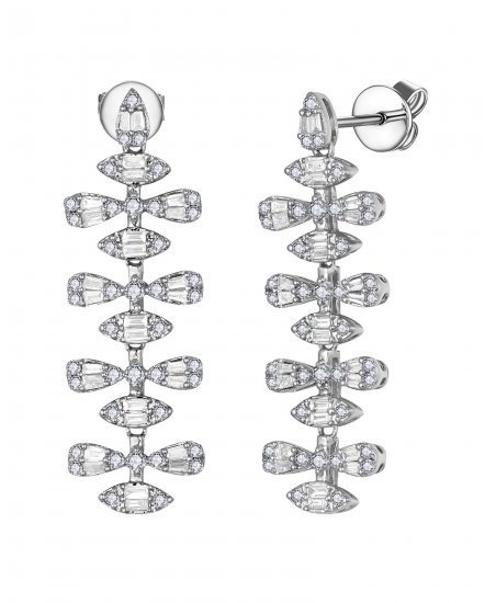 BAGUETTE DIAMOND DANGLING (TE2108)