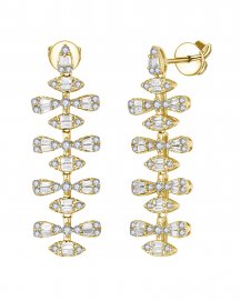 BAGUETTE DIAMOND DANGLING (TE2108)