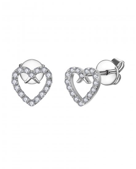HEART SHAPE DIAMOND STUDS (TE2112)