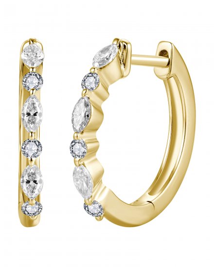 MARQUISE DIAMOND HUGGIES (TE2134)