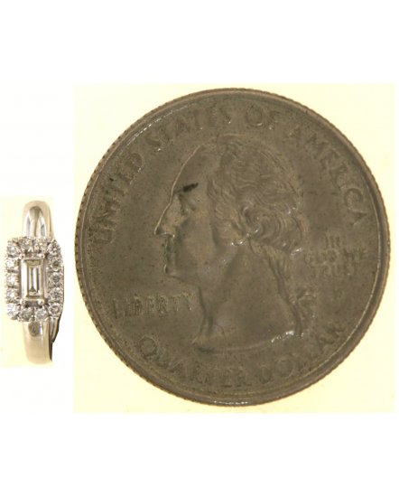 BAGUETTE DIAMOND HUGGIES (TE2141)