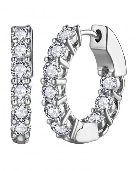 INSIDE OUTSIDE DIAMOND HUGGIES (TE2154J)