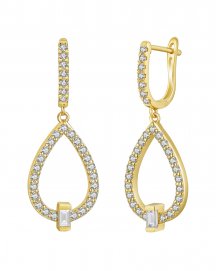 PEAR STYLE DIAMOND DANGLING (TE2182)