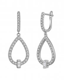PEAR STYLE DIAMOND DANGLING (TE2182)
