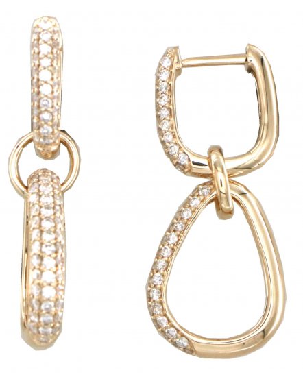 PEAR STYLE DIAMOND DANGLING (TE2205)
