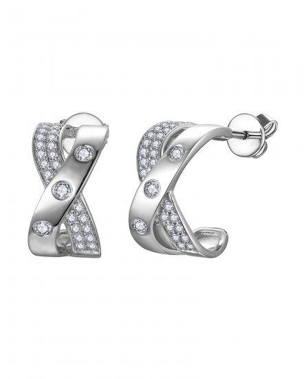 CURVED STYLE DIAMOND STUDS (TE2207)