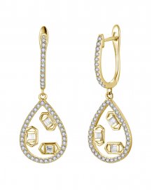 PEAR STYLE DIAMOND DANGLING (TE2209)