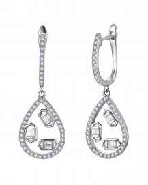 PEAR STYLE DIAMOND DANGLING (TE2209)
