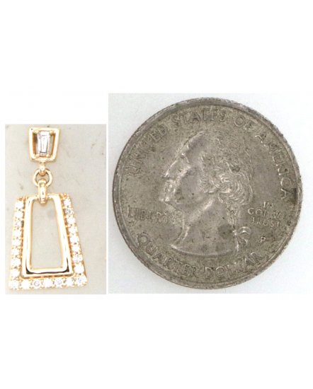 TRIANGLE STYLE DIAMOND DANGLING (TE2210)