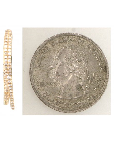 INSIDE OUTSIDE DIAMOND HOOPS (TE2214)