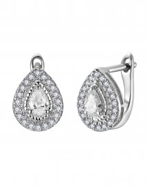 PEAR DIAMOND EARRINGS (TE2233)