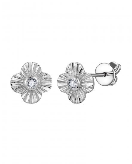 CLOVER STYLE DIAMOND STUDS (TE2239)