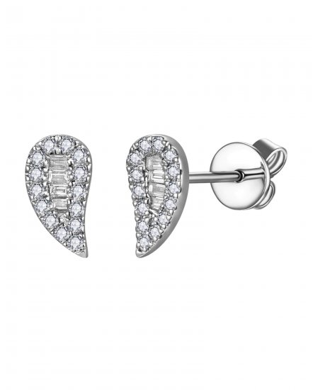 PEAR STYLE DIAMOND STUDS (TE2244)