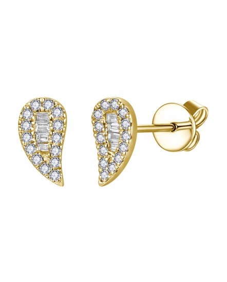 PEAR STYLE DIAMOND STUDS (TE2244)