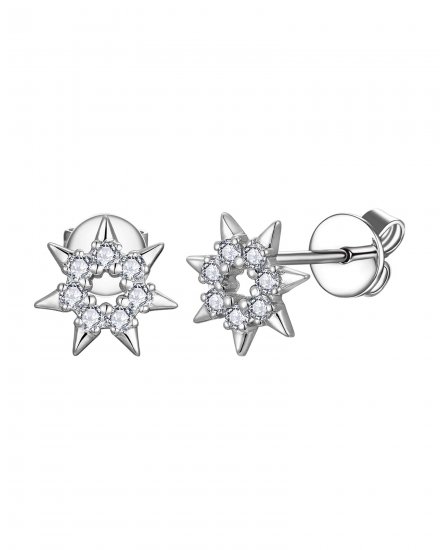STARBURST DIAMOND STUDS (TE2245)