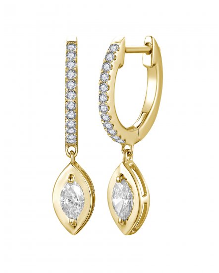 MARQUISE DIAMOND DANGLING (TE2257)