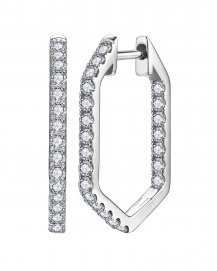 INSIDE OUTSIDE DIAMOND HOOPS (TE2292)