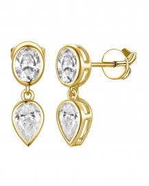 OVAL DIAMOND STUDS (TE2393)