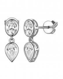 OVAL DIAMOND STUDS (TE2393)