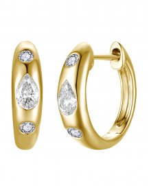 PEAR DIAMOND HUGGIES (TE2435)