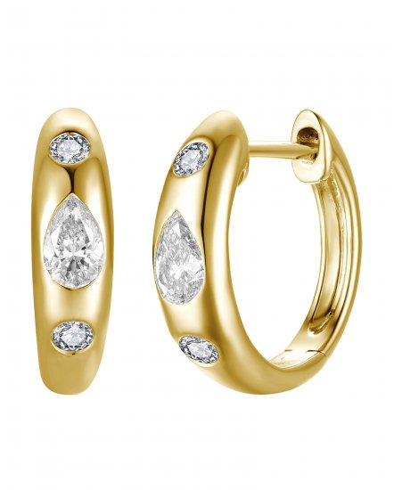 PEAR DIAMOND HUGGIES (TE2435)