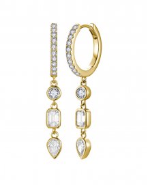 PEAR SHAPE DIAMOND DANGLING (TE2436)