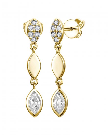 MARQUISE DIAMOND DANGLING (TE2452)