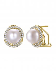 PEARL DIAMOND OMEGA BACK (TE2474)