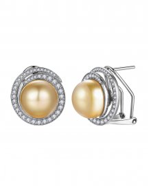 PEARL DIAMOND OMEGA BACK (TE2480)