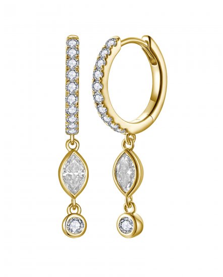 MARQUISE DIAMOND DANGLING (TE2502)