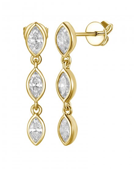 MARQUISE DIAMOND DANGLING (TE2503)