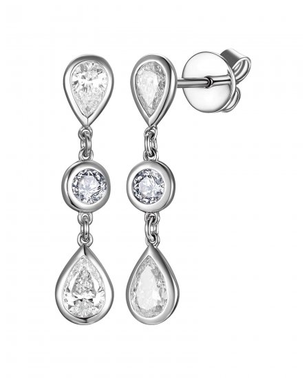 PEAR DIAMOND DANGLING (TE2509)