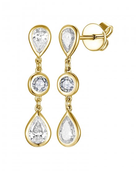 PEAR DIAMOND DANGLING (TE2509)