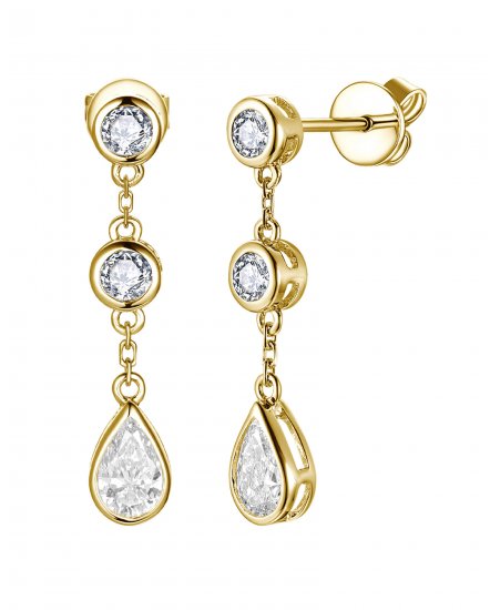 PEAR DIAMOND DANGLING (TE2510)