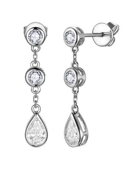 PEAR DIAMOND DANGLING (TE2510)