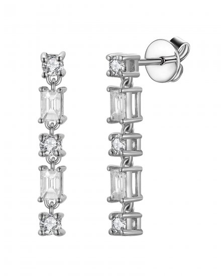 BAGUETTE DIAMOND DANGLING (TE2520)