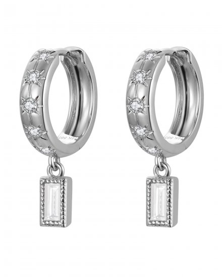 BAGUETTE DIAMOND DANGLING (TE2521)