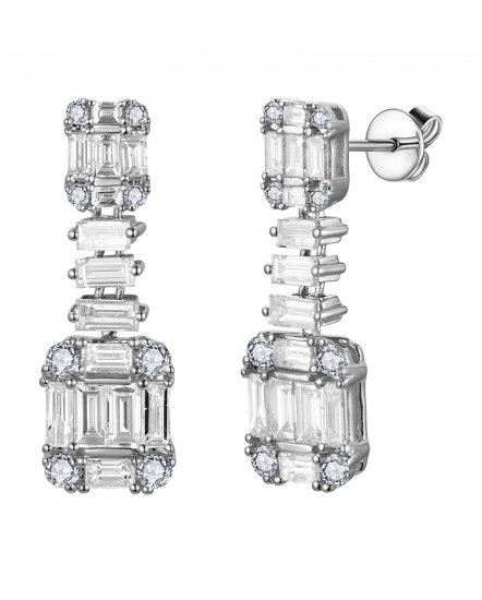 BAGUETTE DIAMOND DANGLING (TE2559)