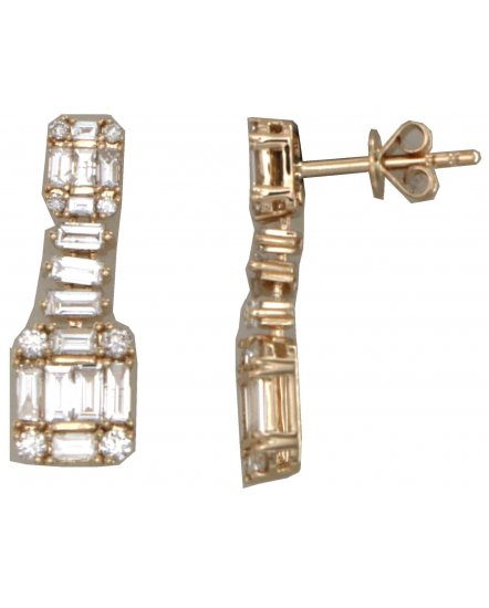 BAGUETTE DIAMOND DANGLING (TE2559)