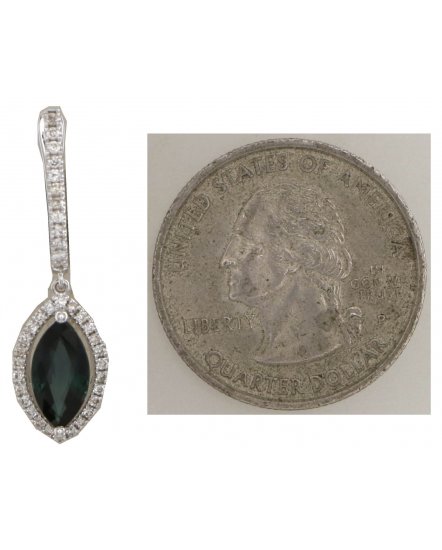 MARQUISE SAPPHIRE DIAMOND DANGLING (TE2561)